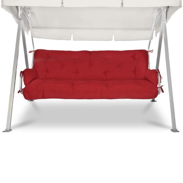 Beautissu Flair HS Hollywoodschaukelauflage 180x50x8cm Rot