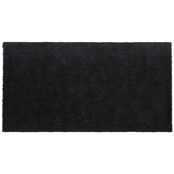 Zottelteppich DEMRE Schwarz 80 x 150 cm