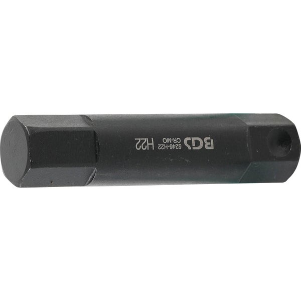 BGS Bit Länge 100 mm Antrieb Außensechskant 22 mm Innensechskant 22 mm - 5246-H22
