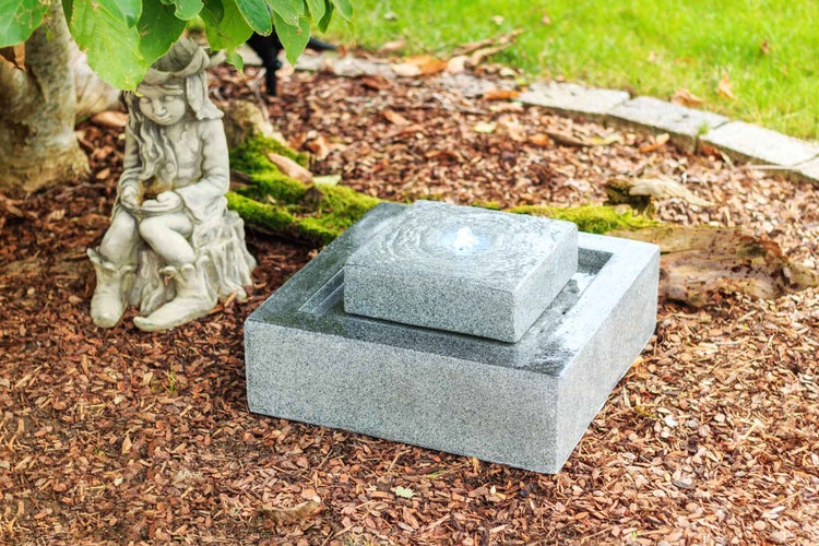 Gartenbrunnen Springbrunnen Brunnen FoScala 48x48x23 cm 10770