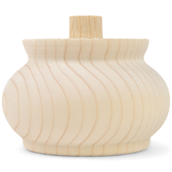 Holzmöbelfuß im Blumendesign