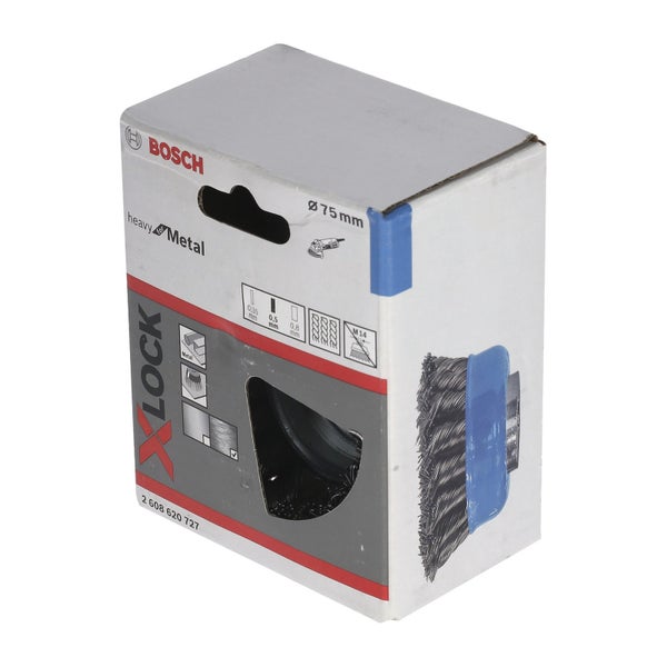 Bosch PRO Metal heavy X-Lock Topfbürste 75 x 0,50 mm - 2608620727