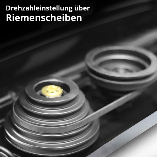 Drehzahleinstellung über Riemenscheiben
