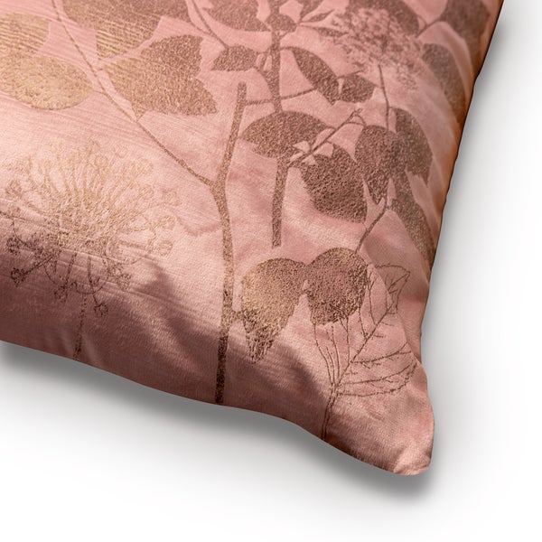 Rosalie Dekokissen - Mit Blumenmuster 45x45 cm, Rosa