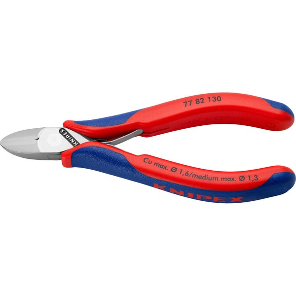 Knipex Seitenschneider mit blau-roten Griffen