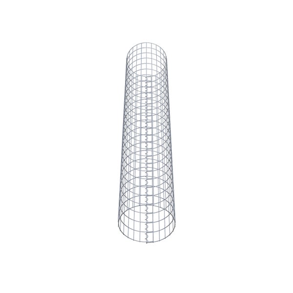 Gabionensäule Durchmesser 42 cm, MW 5 x 10 cm rund - Höhe: 2,30 m