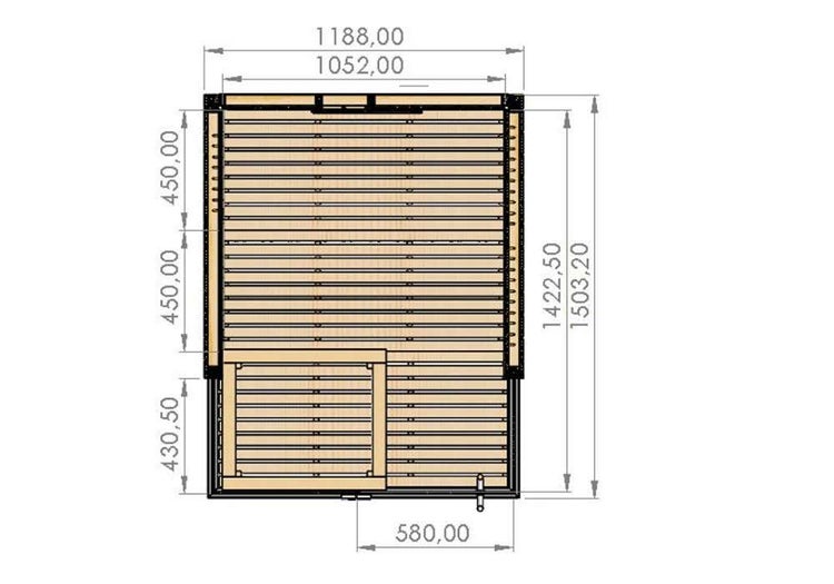 Blick auf eine Gruppe von Gartenpflanzen mit gemusterten Blättern