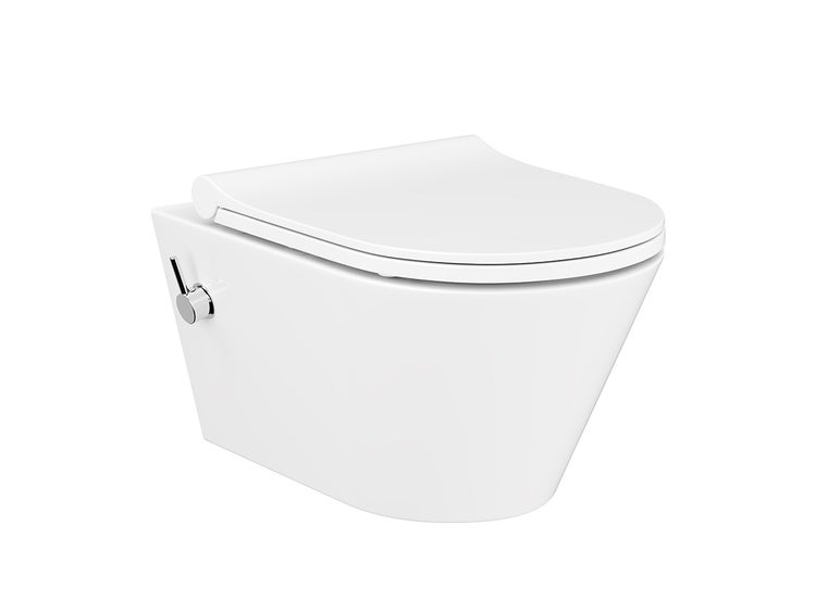 Taharet WC Spülrandlos mit Bidetfunktion: Dusch-WC mit Soft-Close-Sitz für maximalen Komfort und Hygiene