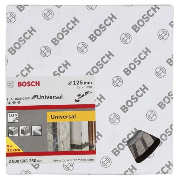 Bosch Diamanttrennscheibe Universal, Durchmesser 125 Millimeter