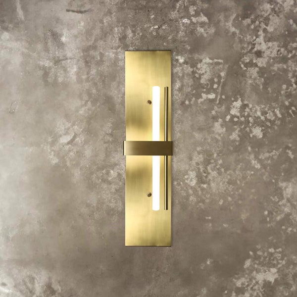 Wandleuchte aus Metall mit LED Leuchtmittel