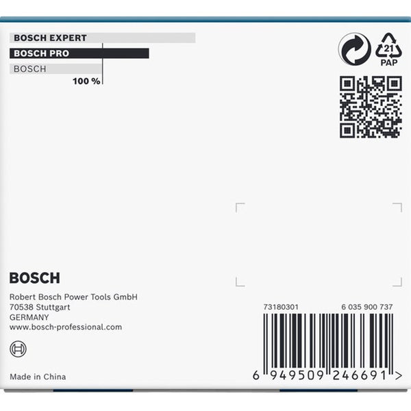 Bosch Verpackung mit Recycling Symbol
