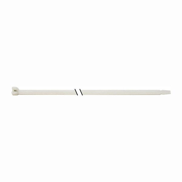 SAPISELCO 100x Kabelbinder Länge 186 mm Breite 4,5 mm natur mit Stahlnase - MET.2.2123R