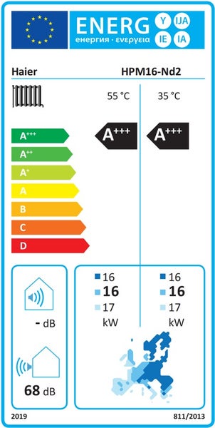 Haier Monoblock-Wärmepumpe HPM16-Nd2(GN) - 16,0|16,0 kW Kühlen|Heizen