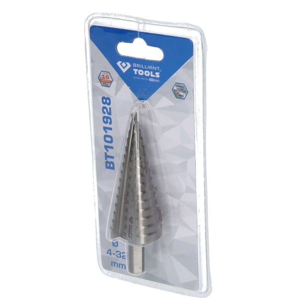 Brilliant Tools Stufenbohrer in Verpackung