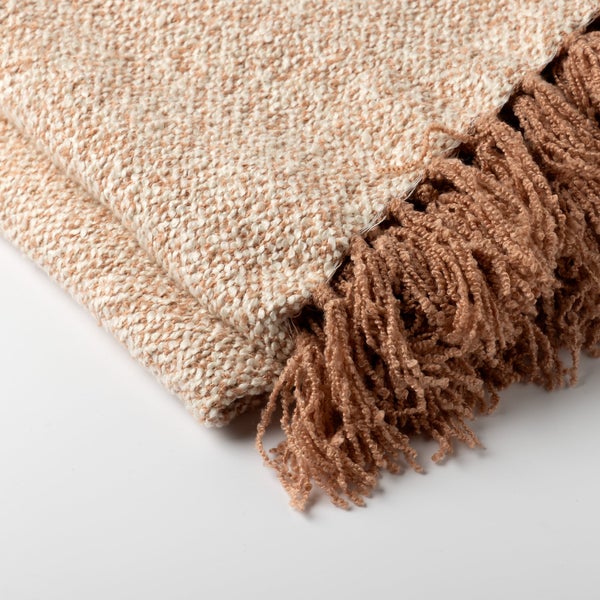 SALLY - Wohndecke 140x180 cm - Cork - rosa