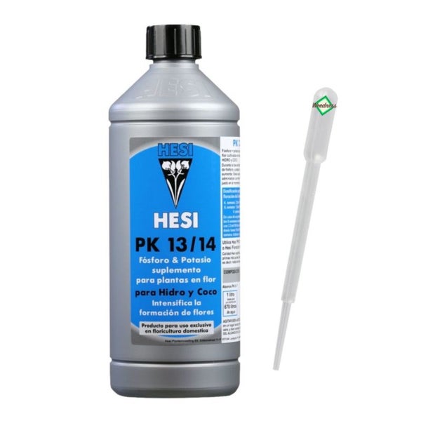 Hesi PK 13/14 5 Liter – Hochwertiger Phosphor-Kalium-Dünger für Intensive Blüte & Fruchtbildung | Für Grow, Tomaten, Orchideen & Mehr | Mit Pipette für Präzise Anwendung