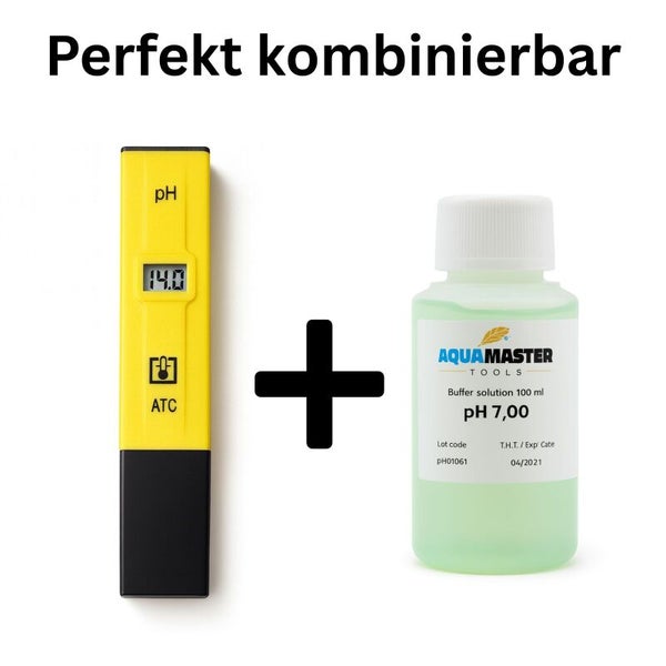pH-Meter und Pufferlösung zur perfekten Kombination