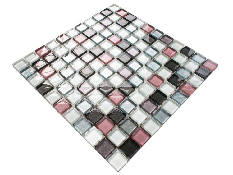 Quadratisches Mosaikfliesen-Dekor aus Glas