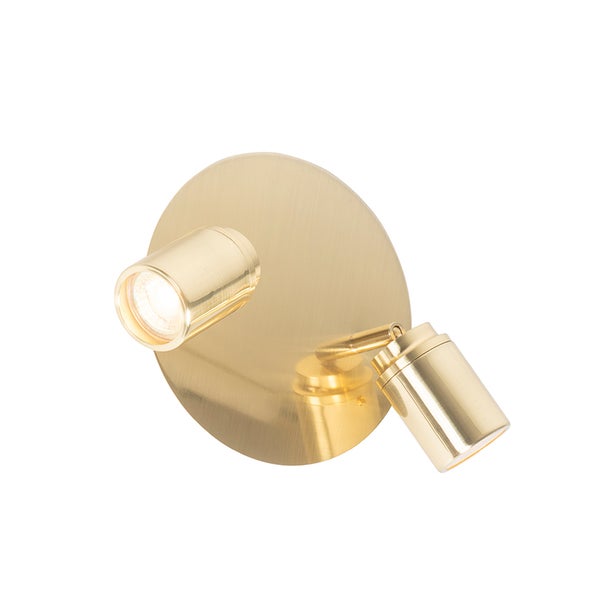 Wandleuchte mit zwei Strahlern aus Metall