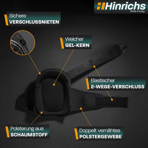 Hinrichs Knieschoner - Profi-Schutz - Vielseitig & Robust