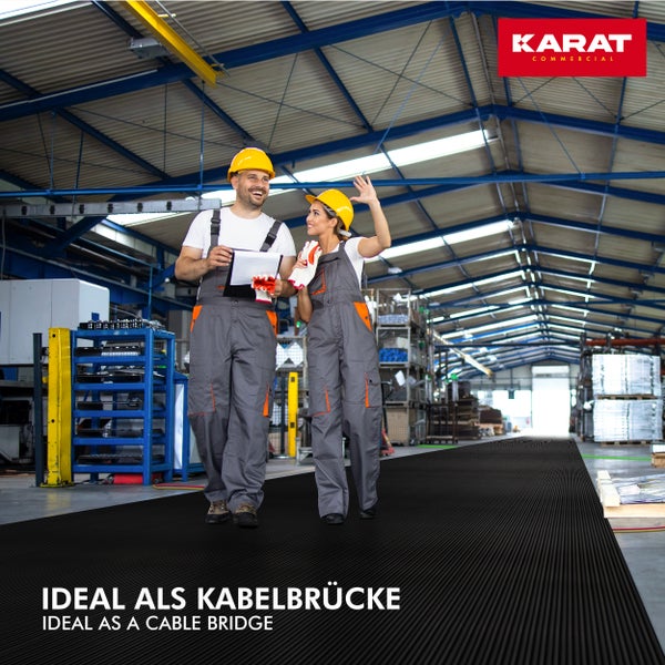 Karat Commercial Industrieller Bautenschutz in einer Fabrikhalle.