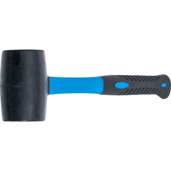 BGS Gummihammer Fiberglasstiel schwarzer Kopf Ø 50 mm 250 g - 1960