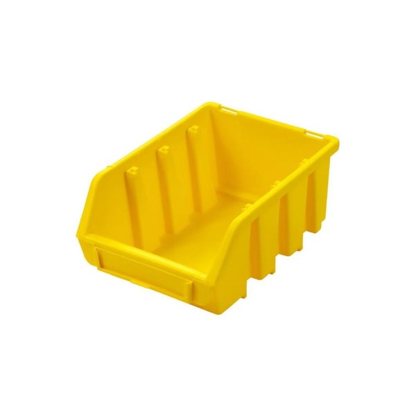 PROREGAL SuperSparSet 5x Sichtlagerbox 2 HxBxT 7,5 x 11,6 x 16,1 cm Polypropylen Gelb