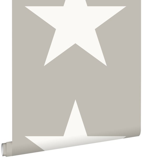 ESTAhome Tapete Sterne Grau - 53 cm x 10,05 m - 128702