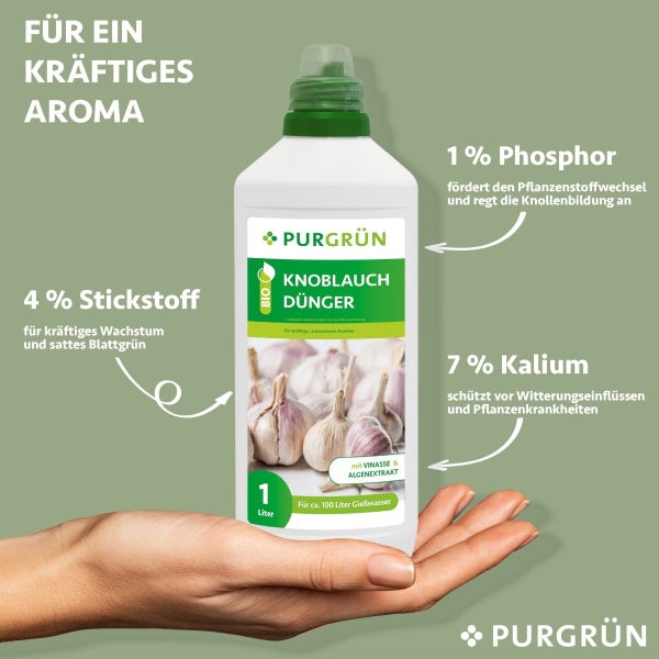 Purgrün Bio-Knoblauchdünger 1 Liter
