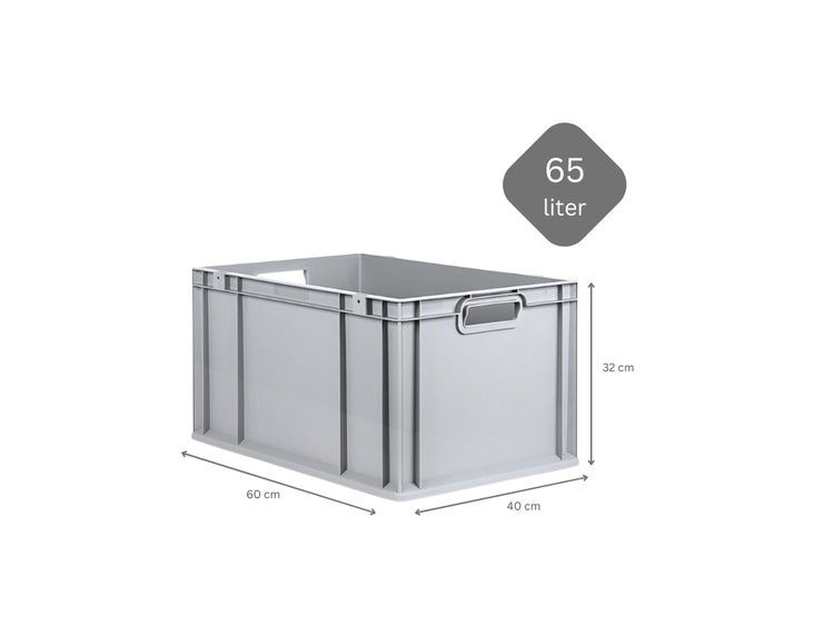 PROREGAL SparSet 10x Eurobox NextGen Grip HxBxT 32 x 40 x 60 cm 65 Liter