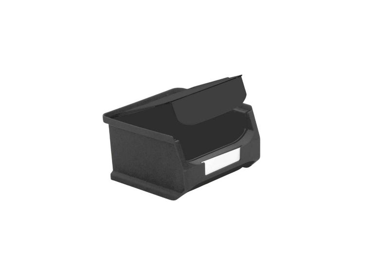 PROREGAL SuperSparSet 48 x Leitfähige Sichtlagerbox 1.0 Mit Abdeckung HxBxT 6 x 10 x 10 cm 0,4 Liter ESD Sichtlagerbehälter Sichtlagerkasten