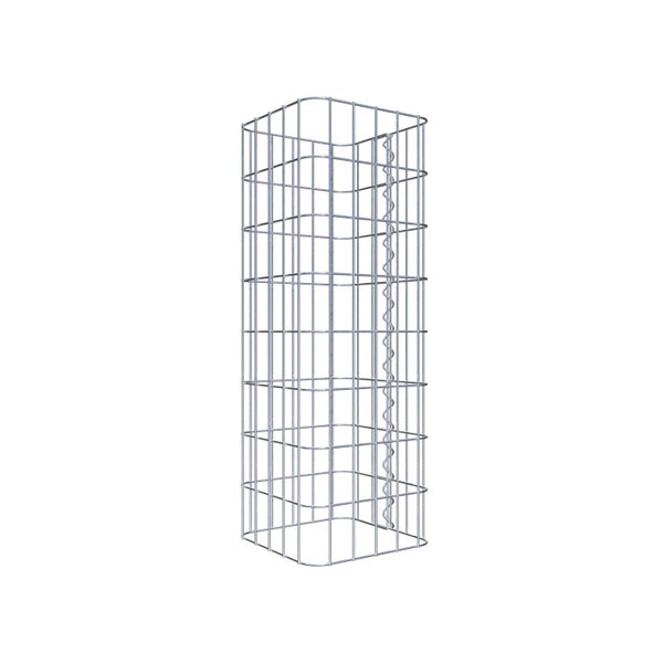Gabionensäule 27 x 27 cm, MW 5 x 10 cm eckig - Höhe: 0,80 m