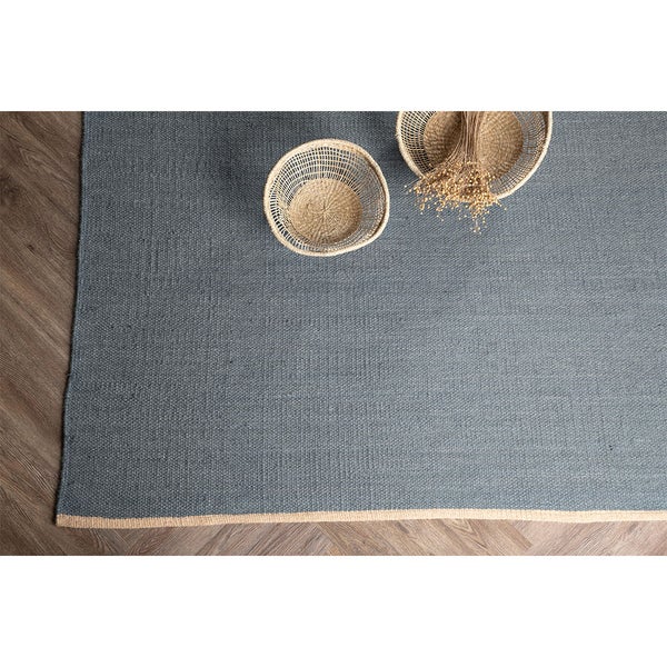 Jaipur Teppich 240x170cm blau. 170 X 240 X 1 cm