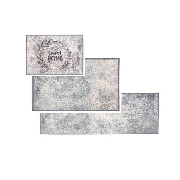 Fußmatten Set mit Muster für den Eingangsbereich