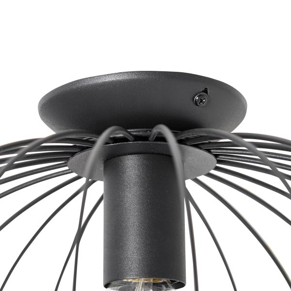 Technische Zeichnung einer Deckenleuchte mit den Maßen Durchmesser 11 cm, Höhe 25 cm und Durchmesser 36 cm.