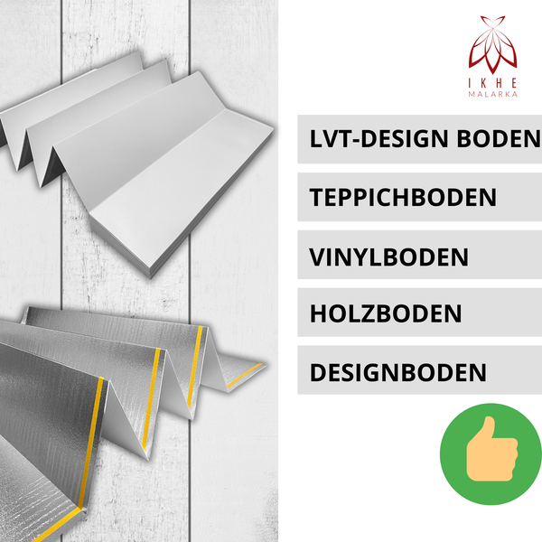 10m² Fußboden Unterlage Klick Vinylboden LVT 1,5 mm Schalldämmung Warmdämmung Trittschalldämmung ≤ 400 kPa