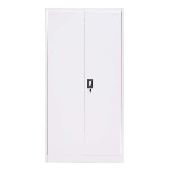 Stahlschrank mit zwei Türen und Schloss