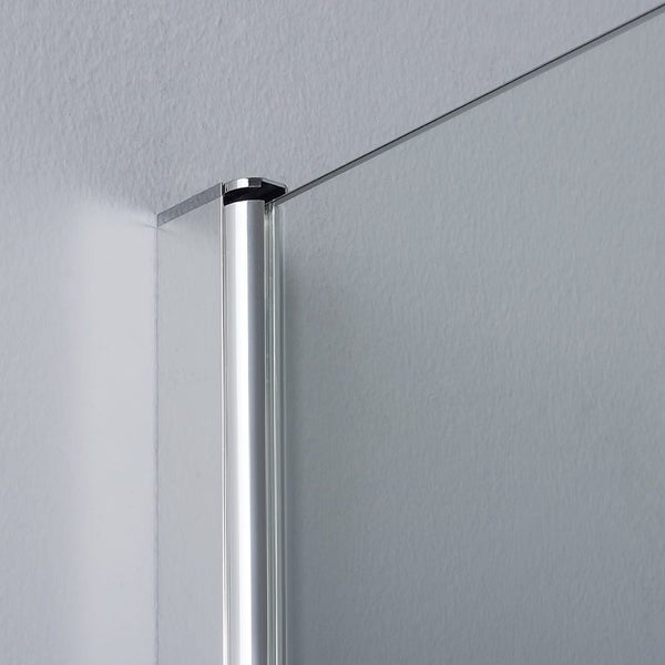 Begehbare Dusche 90 cm für Duschwanne oder bodengleich | Walk in