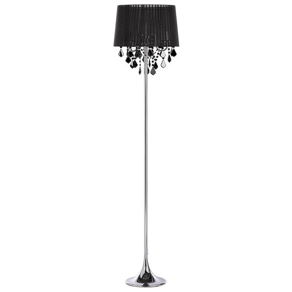 Stehlampe EVANS Metall Schwarz