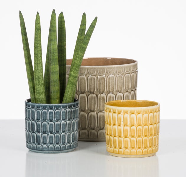 Scheurich Lagom, Blumentopf aus Keramik,  Farbe: Alma, 15,9 cm Durchmesser, 14,6 cm hoch, 3,7 l Vol.