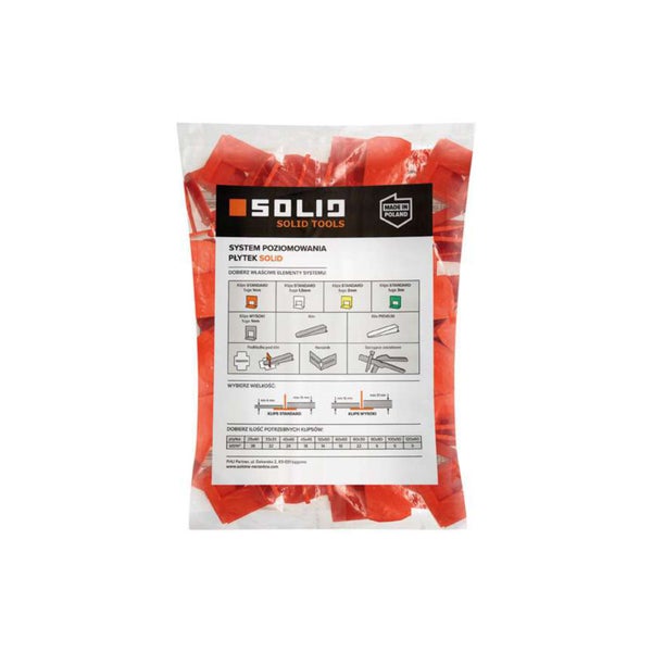 Verpackung mit Solid Fliesen Nivelliersystem Keilen