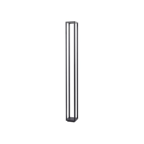 Lucande LED Mastleuchte außen Thorvid (Modern) in Schwarz aus Aluminium (1 flammig, ) - Kandelaber Außenleuchte