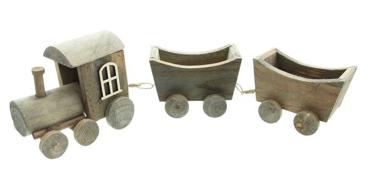 FRANK FLECHTWAREN | Zug Rustikal, ca. 57 x 10 x 16 cm, HOLZ