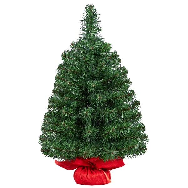 Yaheetech 60cm Weihnachtsbaum mit Ständer , Grün