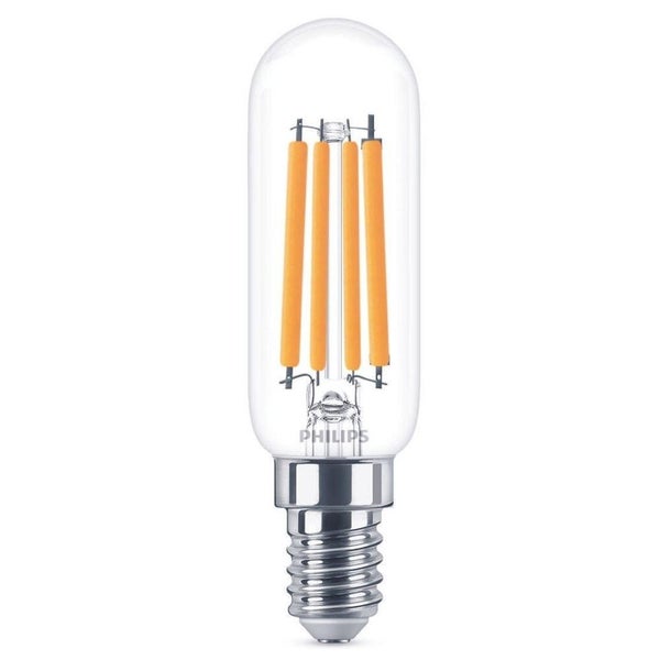 Philips LED Lampe ersetzt 60 W, E14 Kolben, klar, warmweiß, 806 Lumen, nicht dimmbar, 1er Pack