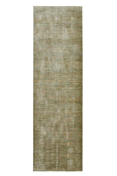 Gewebter Teppich in Kort-Optik Corduletta Grün 80x280 cm