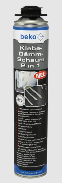 Beko Klebe-Dämmschaum 2 in 1 Dose
