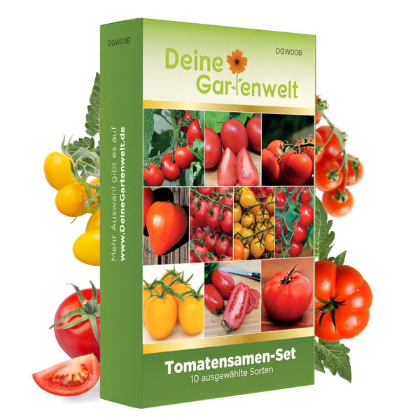 Tomatensamen-Set mit 10 Sorten Samen von Deine Gartenwelt