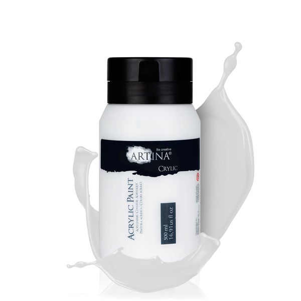 Artina Crylic Acrylfarbe 500ml Titanweiß