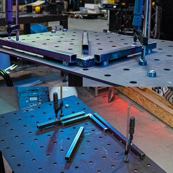 Spannbolzen D22 mm für Schweißtische und Lochplatten, hoch belastbar